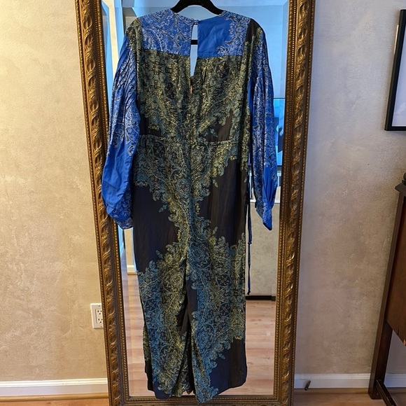 EUC Free People Blooming Fields jumpsuit sz small - Picture 8 of 9